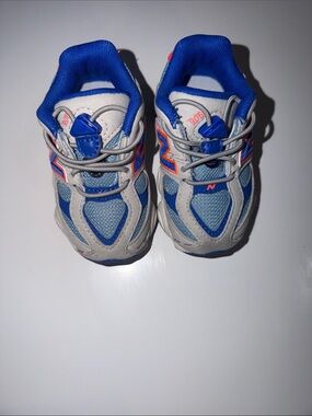 New Balance 9060 Toddler boys size 6 Blue, Gray and Orange Athletic Sneakers